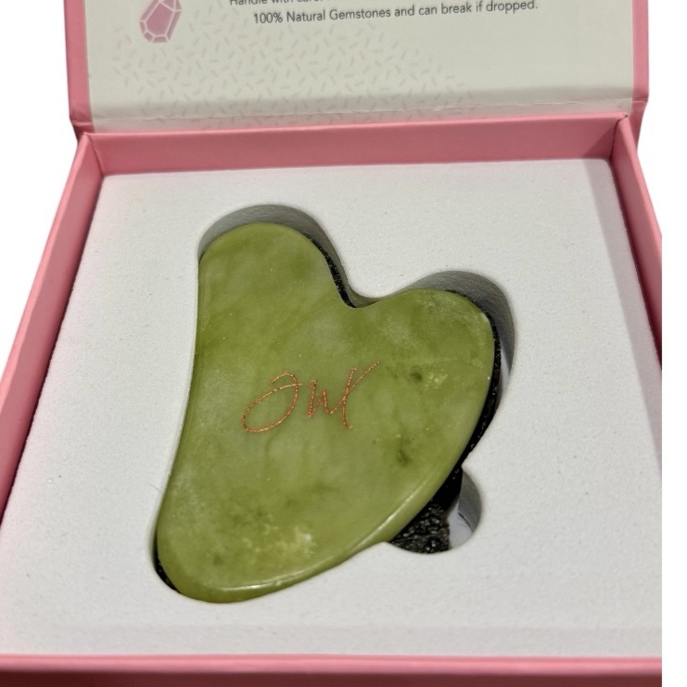 Green Gua Sha Facial Tool